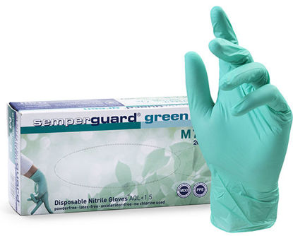 Billede af Handsker Nitrile Green Medium 200 stk. 