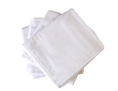 Billede af Håndklæde Hairtech ANTI BAKTERIEL Nano Beauty-Tex HVID  Micro-fibre 40x90 cm.