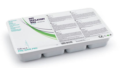 Billede af Epil Hot Wax Aloe Vera 1 kg. firkant grøn voks
