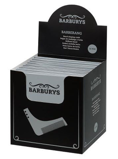 Billede af Barburys Barber skæg kam DISPLAY 12 stk.