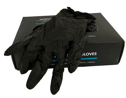 Billede af Handsker Nitrile Pudderfri Medium 100 stk.